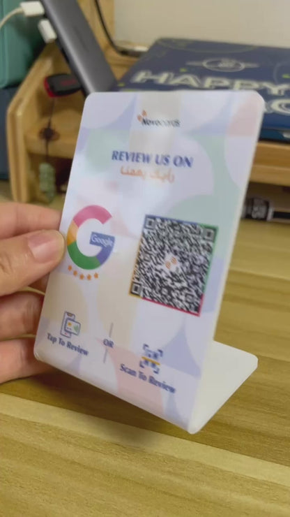 Google Review Stand